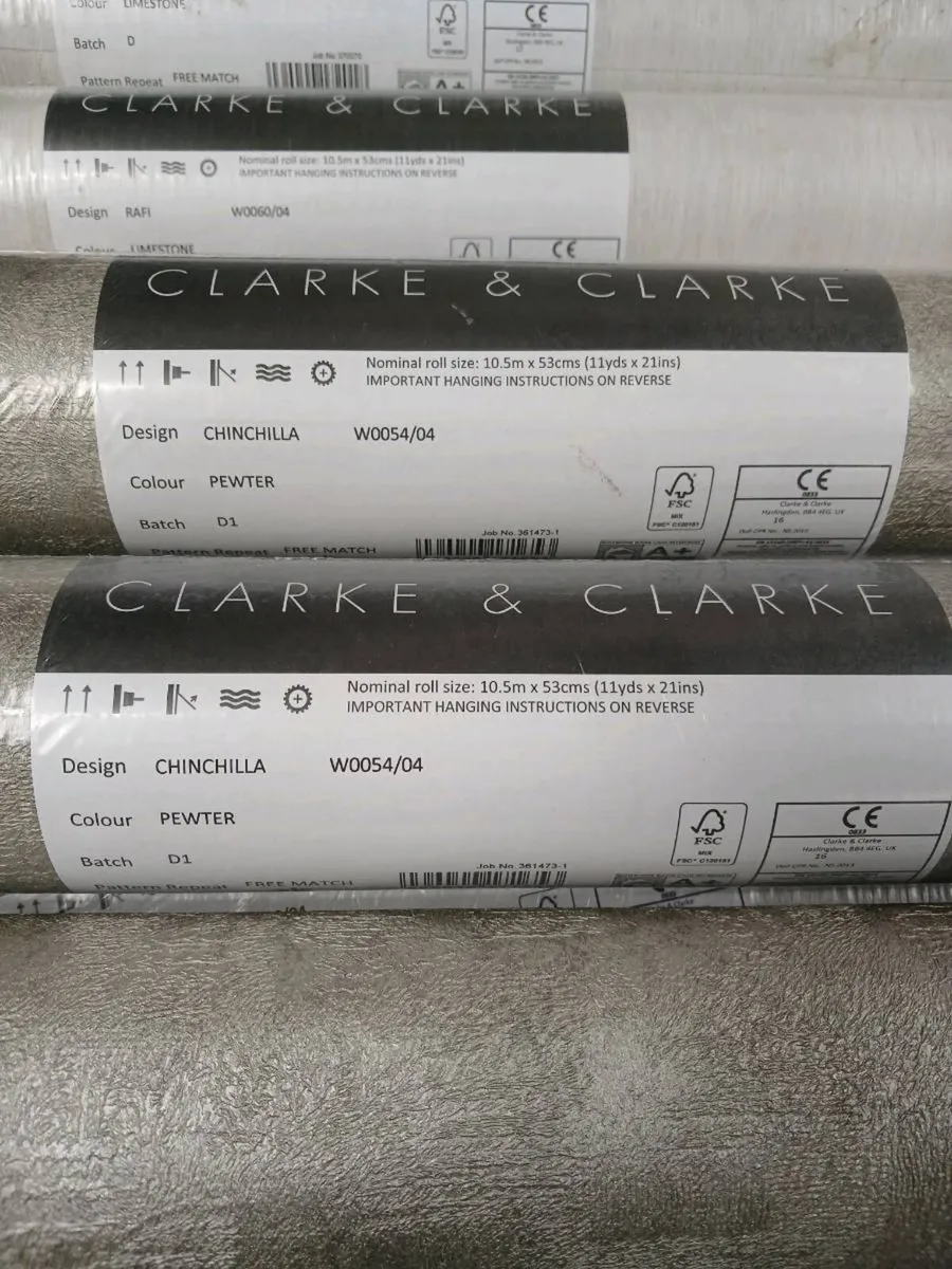 Clarke & Clarke designer wallpaper - Image 3