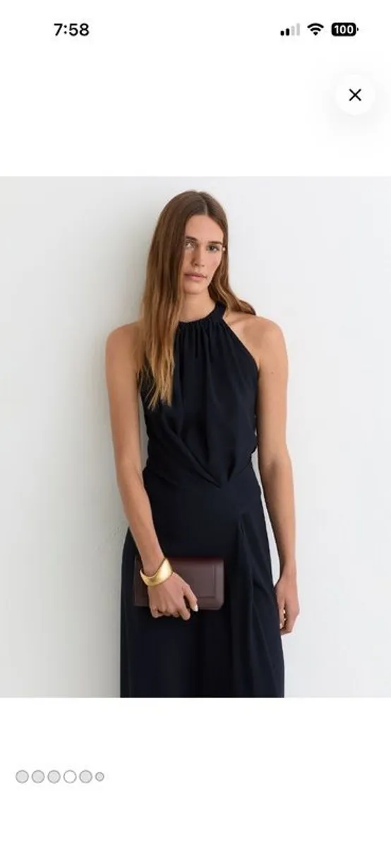 Reiss dress Navy size 8 - Image 2