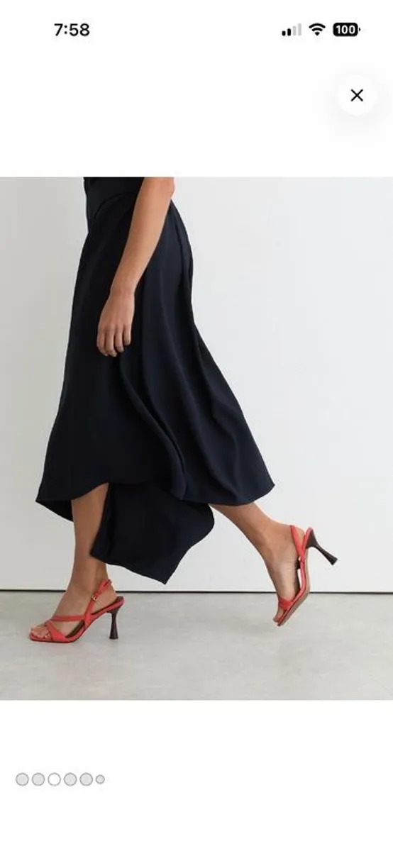 Reiss dress Navy size 8 - Image 4