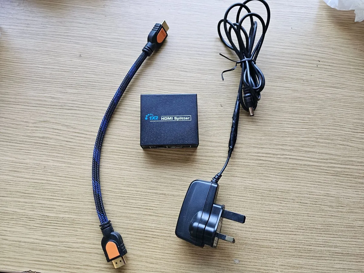4K hdmi splitter 1 in 2 out - Image 1