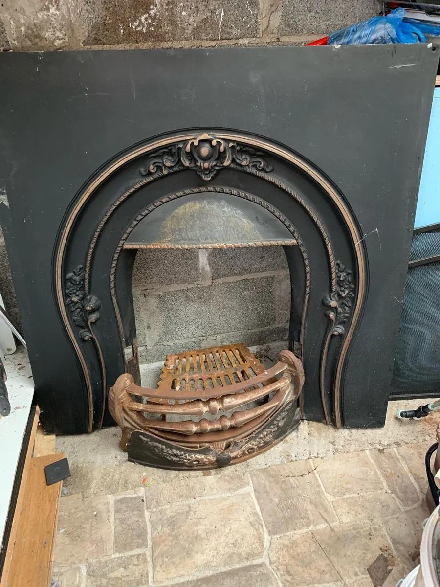 Fireplace insert and grate