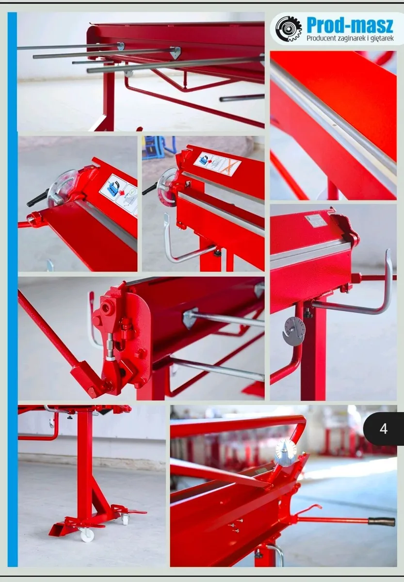 portable sheet metal folder 2m up to 1mm aluminium - Image 1