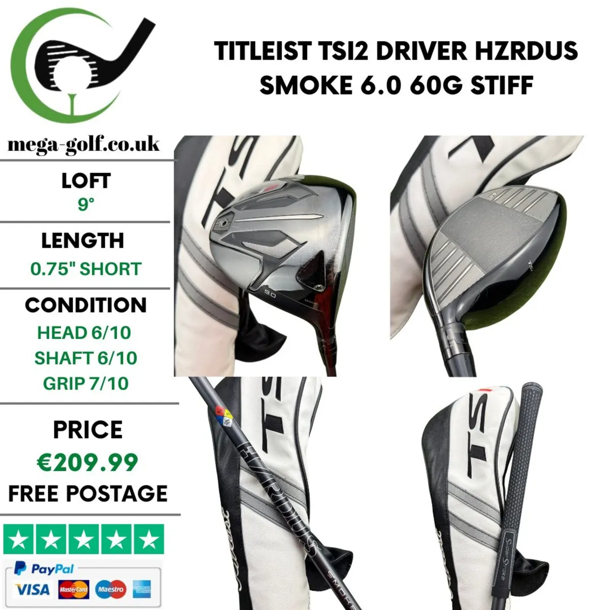 Titleist TSi2 Driver / 9° / Stiff - Image 1