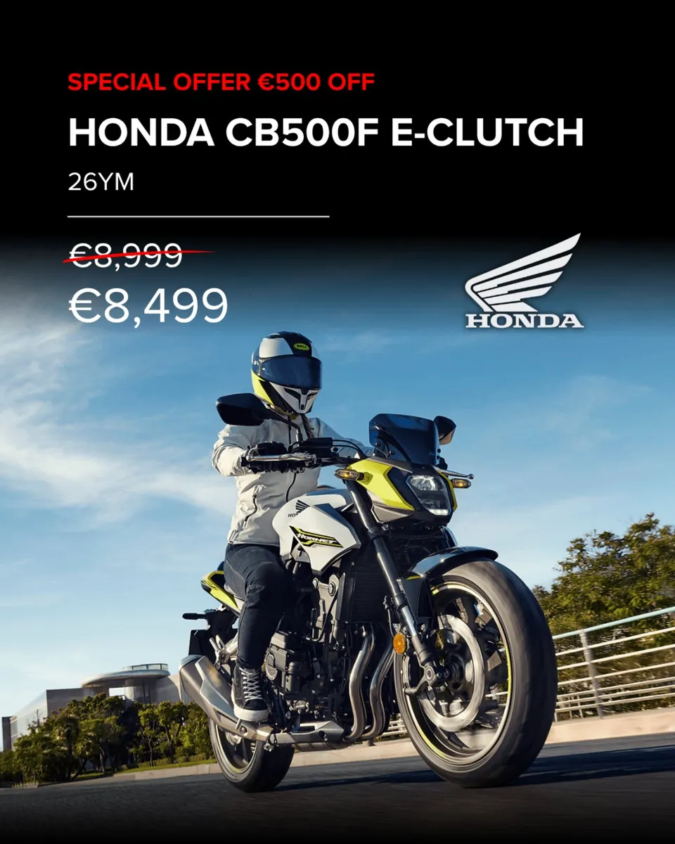 NEW HONDA 500 SERIES E-CLUTCH INTRO OFFER - Image 2