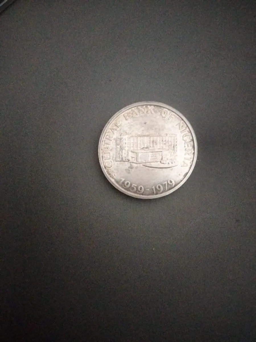 South Africa 1947 5 Shillings Coin. Central Bank of Nigeria 20th Anniversary 1959 July Coin - Image 4