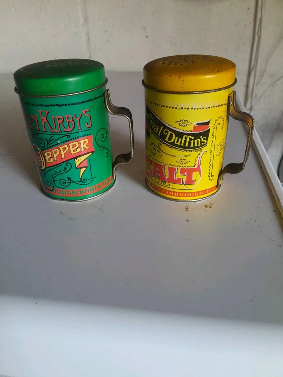 Vintage salt and pepper  shakers - Image 1