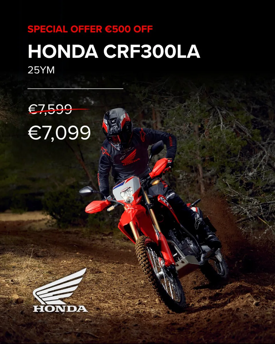 NEW HONDA CRF300 SPECIAL OFFERS FINANCE AVAILABLE - Image 3