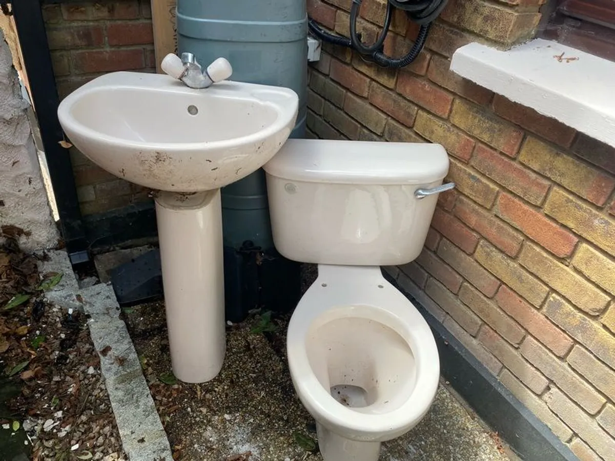 Toilet and Washhand Basin