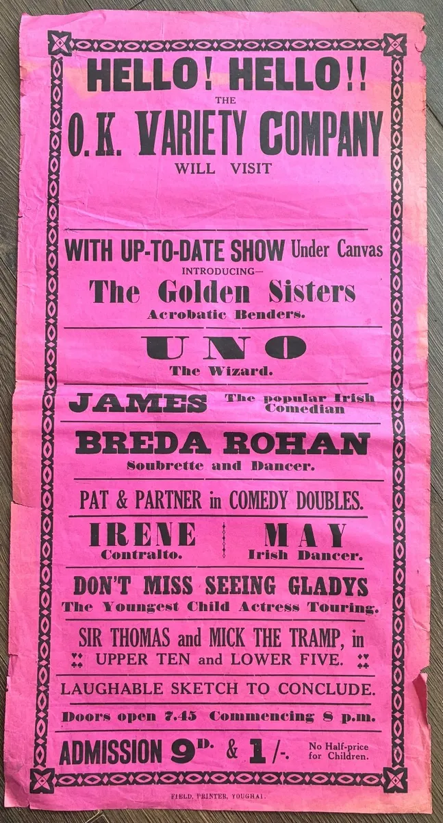 Original Ok Variety Company Vintage Poster - Image 1