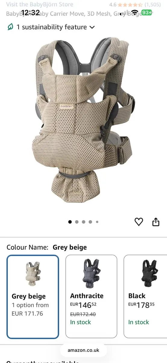 Baby Bjorn Carrier - Image 1