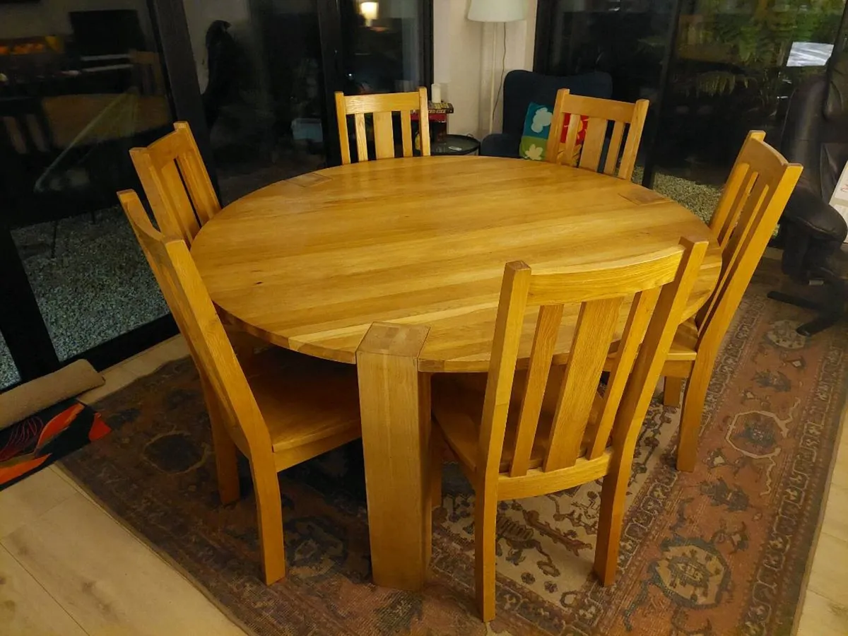 Dining Table- Circular(Chairs not included) - Image 3