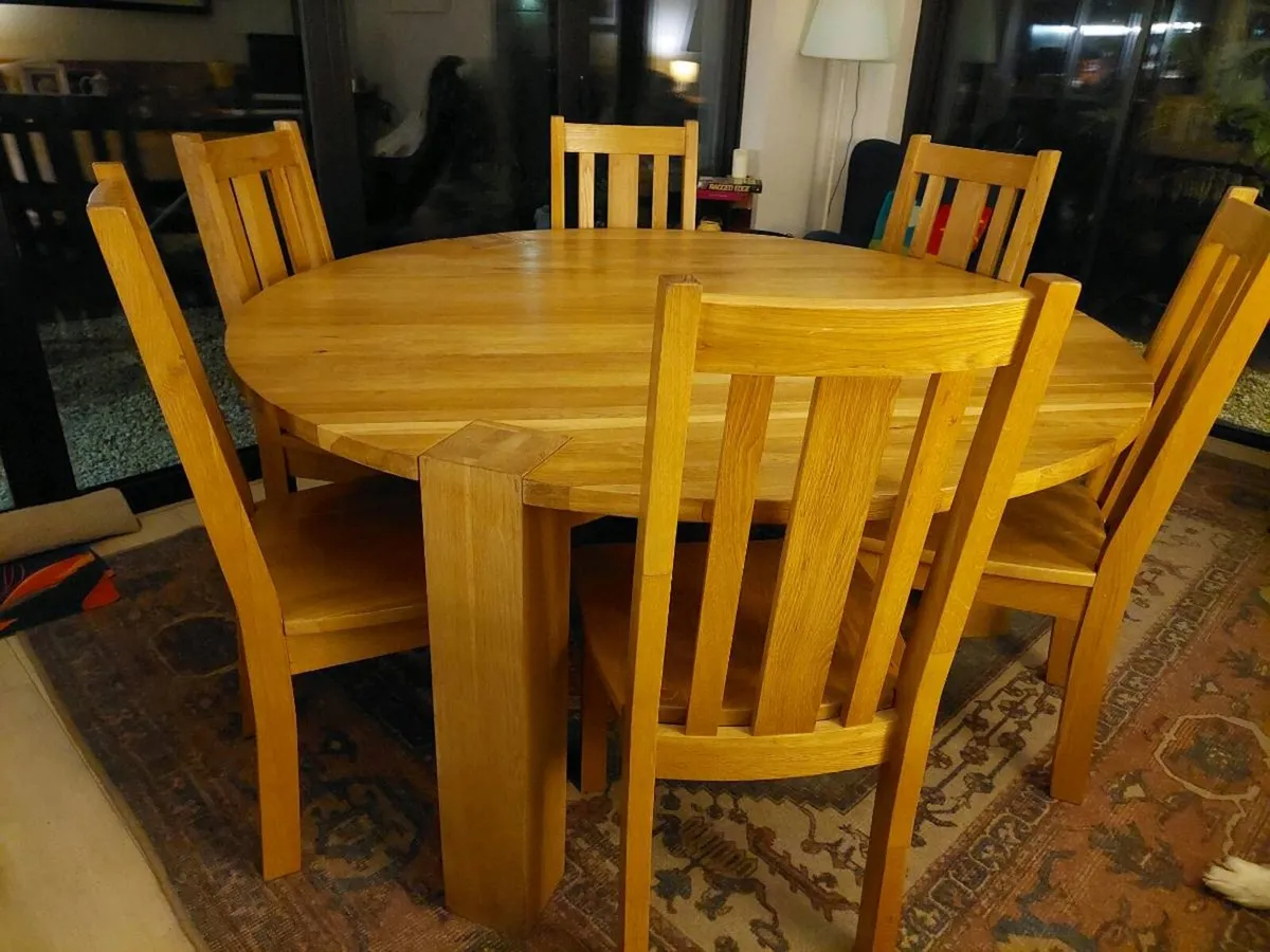 Dining Table- Circular(Chairs not included) - Image 4