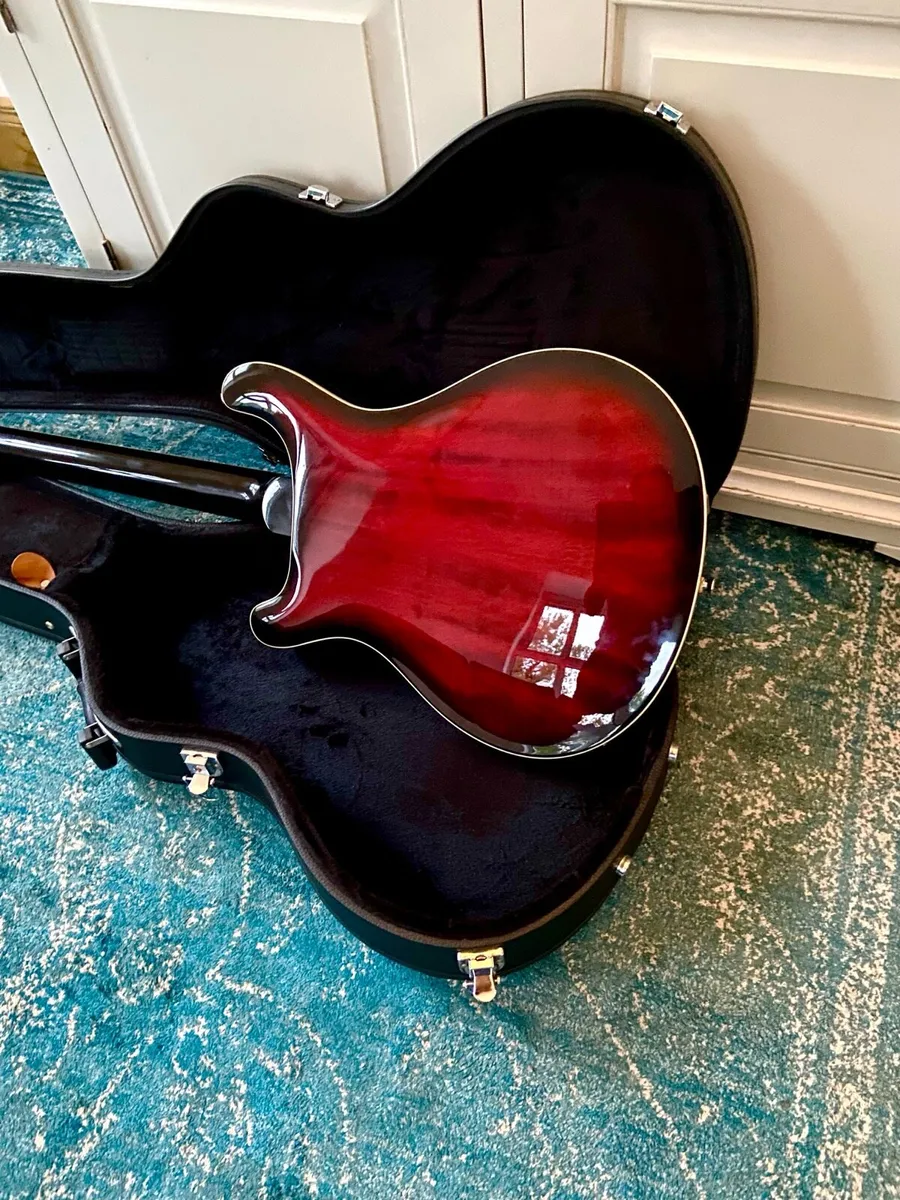 PRs Se Guitar  Hollow Body With Case - Image 4