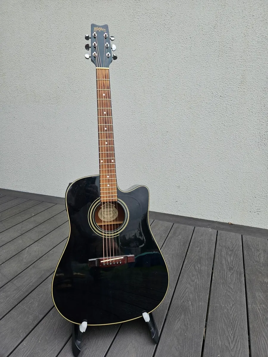 WASHBURN D10 CE Semi-Acoustic Guitar - Image 1