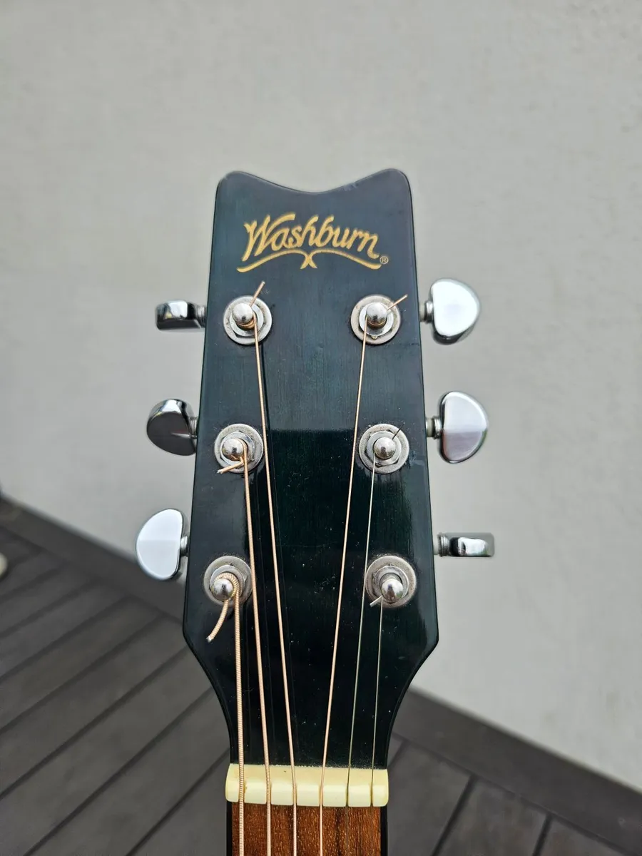 WASHBURN D10 CE Semi-Acoustic Guitar - Image 3