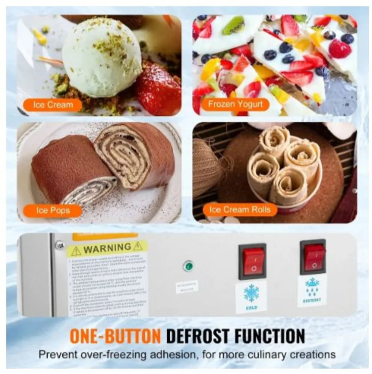 Fried Ice Cream Machine for Ice Cream & Yogurt - Image 3