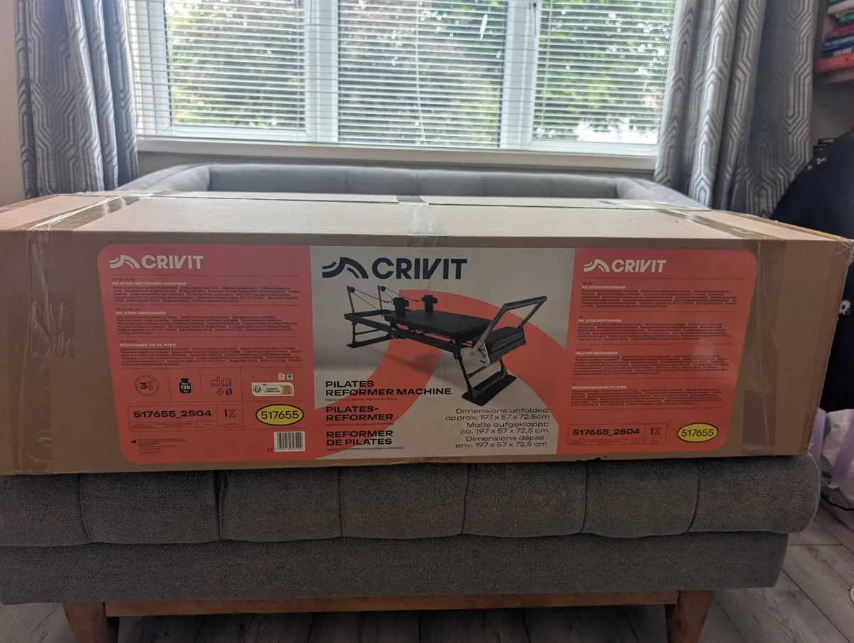 Crivit Pilates Reformer Machine (Brand New) - Image 2