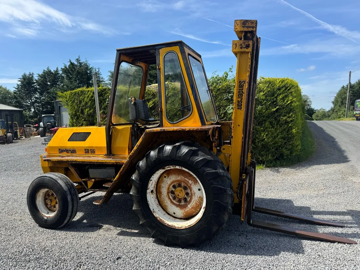 Sanderson sb55 rough terrain forklift - Image 1