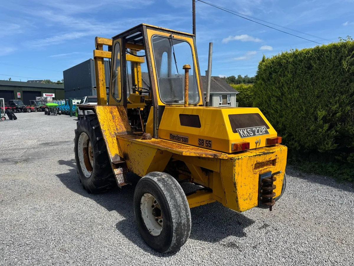 Sanderson sb55 rough terrain forklift - Image 4