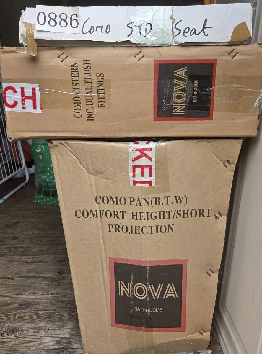 Nova Comfort Height toilet set