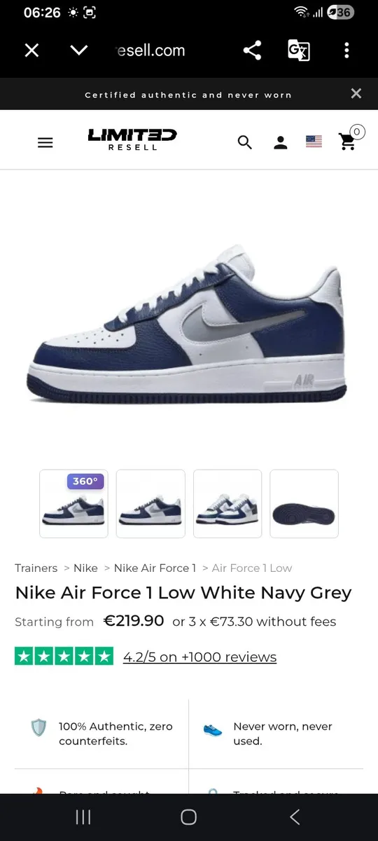 Nike Air Force 1 Low fl - Image 3