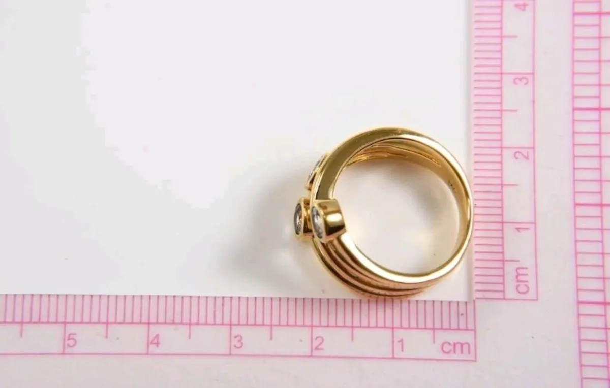 Heavy Tanzanite ring gold plated on sterling silve - Image 4