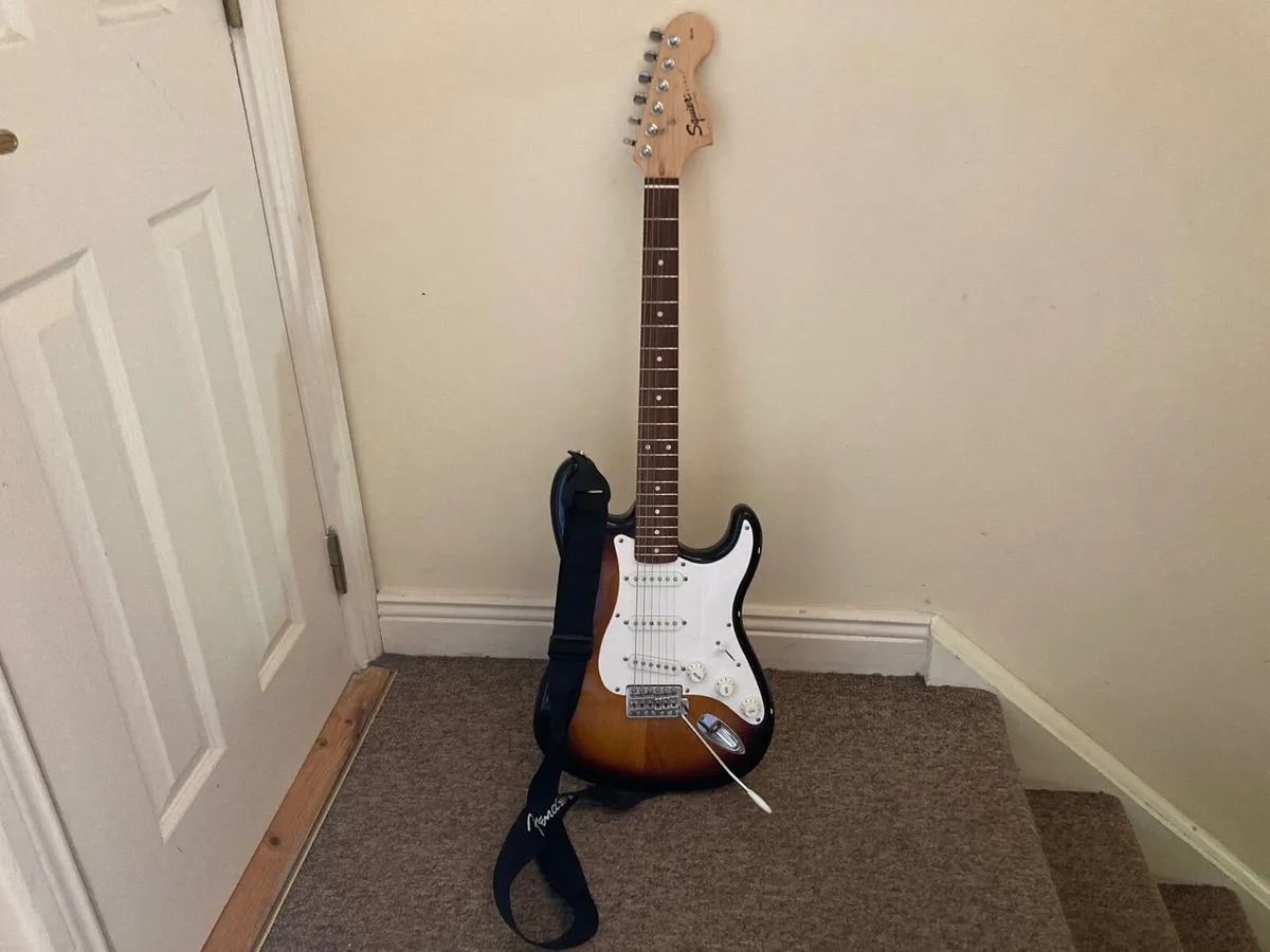 Squier Strat by Fender Electric guitar - Image 1