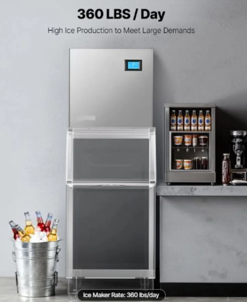 Commercial Ice Maker Machine - Head, 163 KG/Day - Image 2