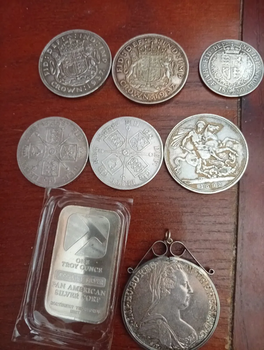 Collection of silver coins - Image 2