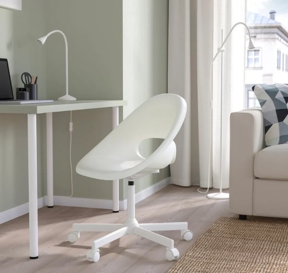 Loberget / Malskär - Ikea - Swivel Chair white - Image 1