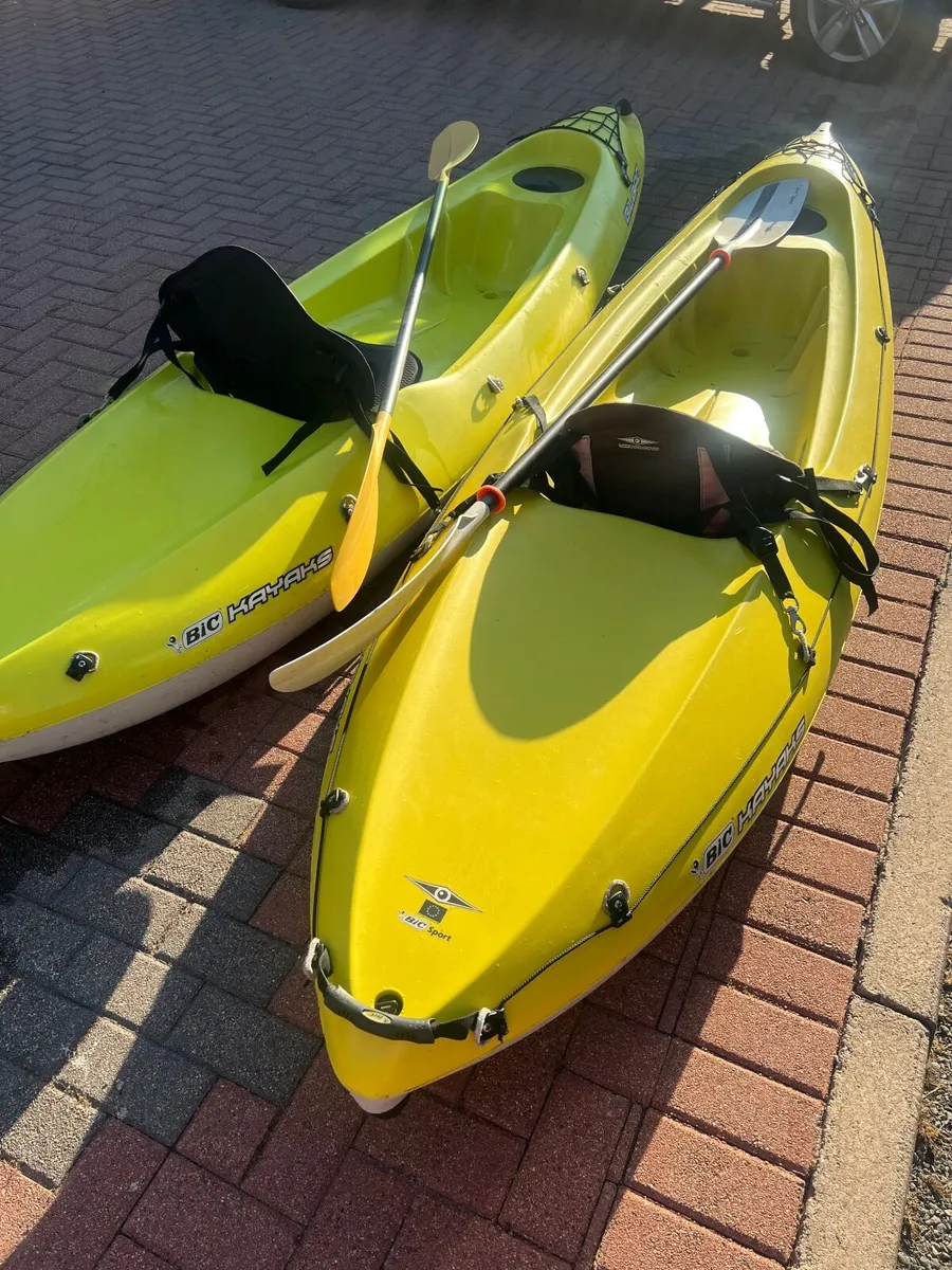 Two Bic Bilbao Sit-On-Top Kayaks - Image 3