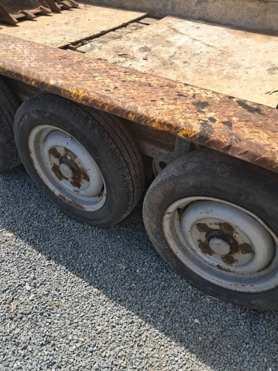 Ivor Williams plant trailer tri axle - Image 3