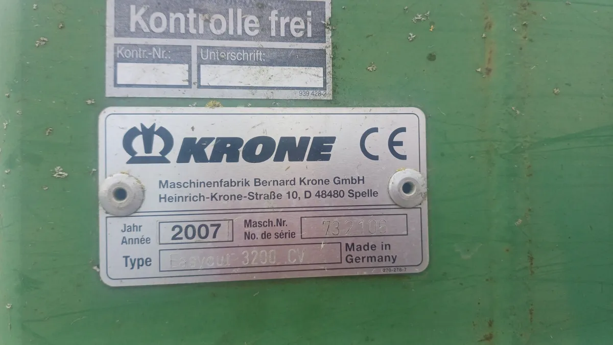 Krone EC3200 CV Trailed Mower - Image 2