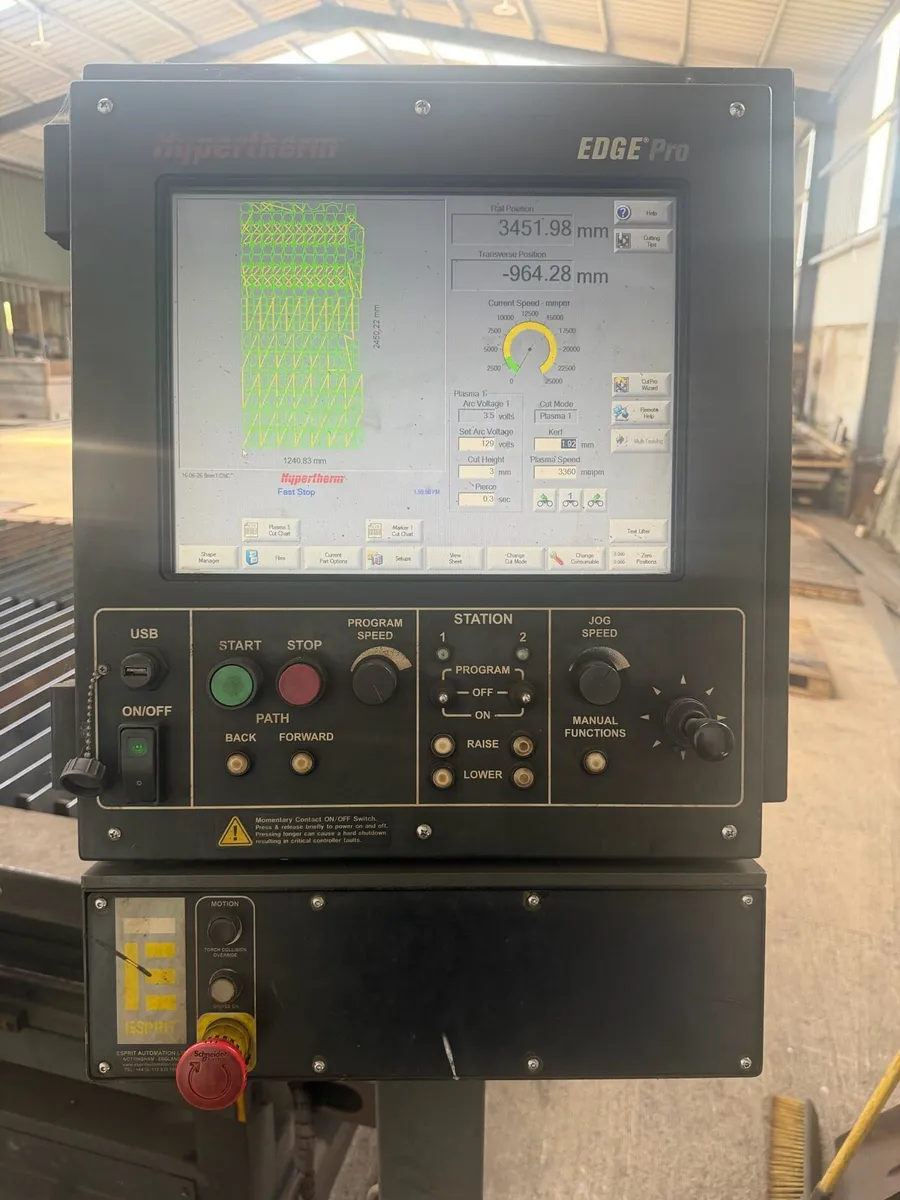 Esprit cnc plasma 4x2 hypertherm 130xd - Image 4