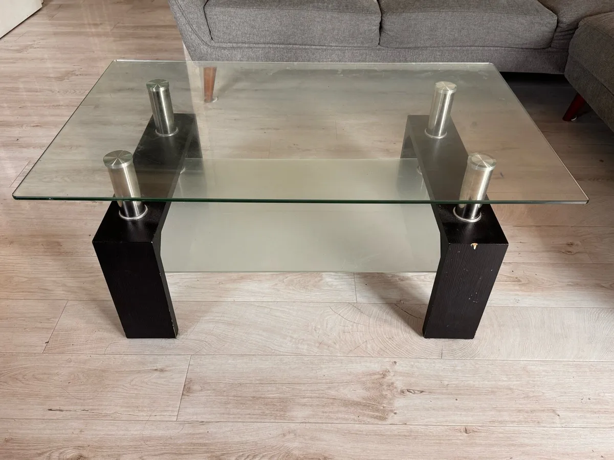 Glass  Coffee Table - Image 1