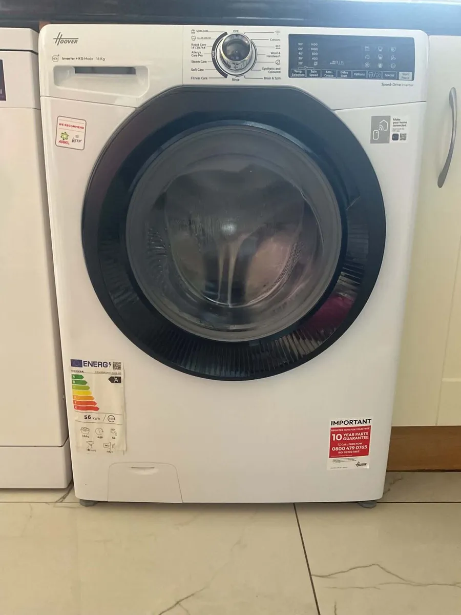 14kg Hoover washing machine - Image 1