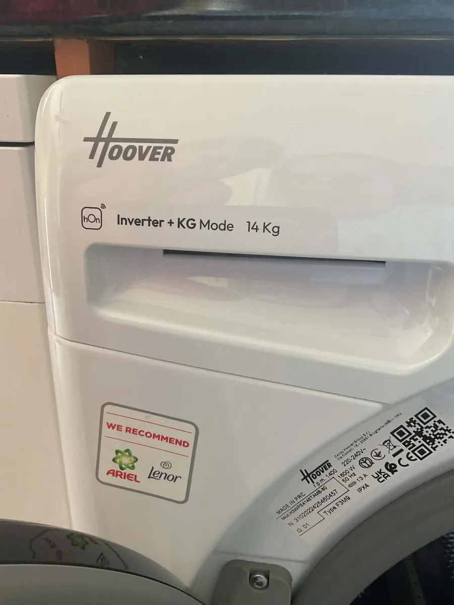 14kg Hoover washing machine - Image 2