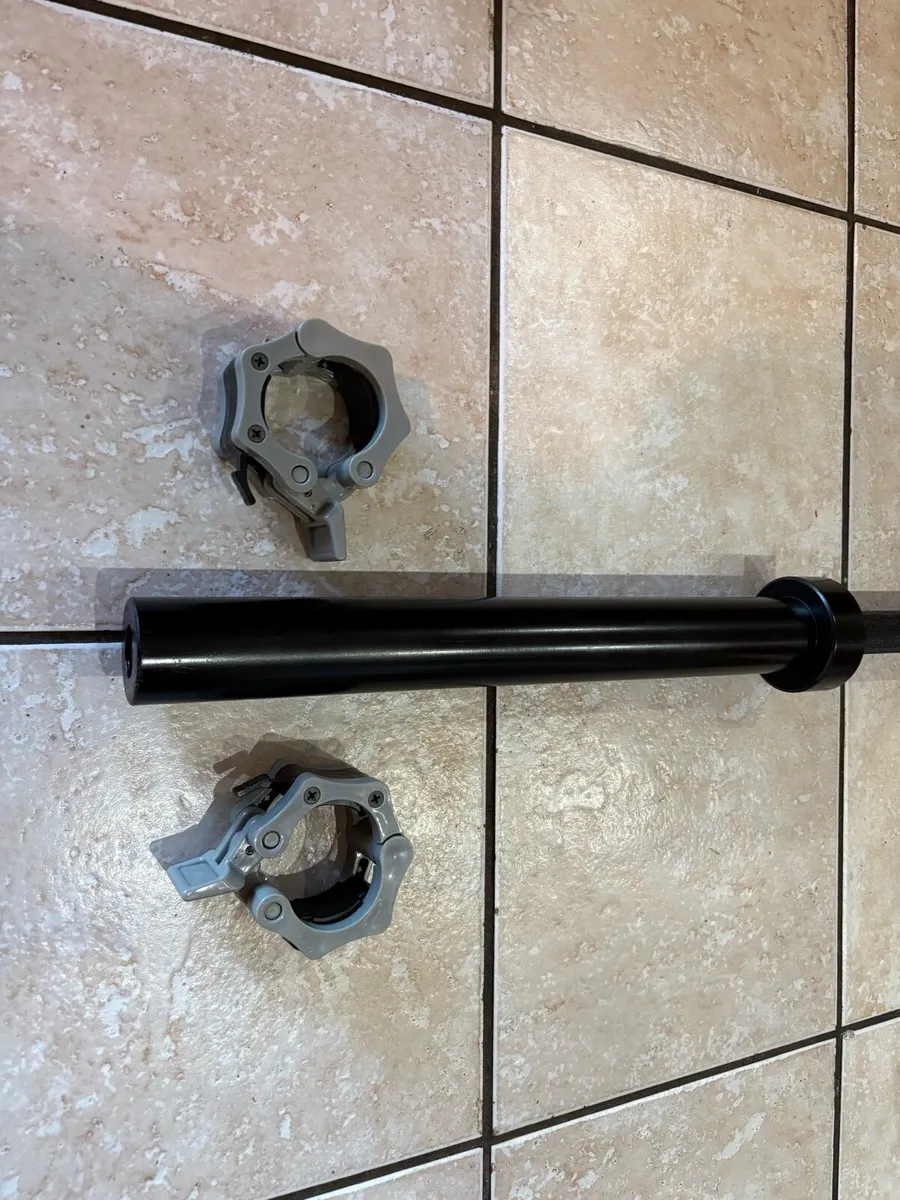 STRENGHTMAX OLYMPIC CAMBER BARBELL + COLLARS!!! - Image 4