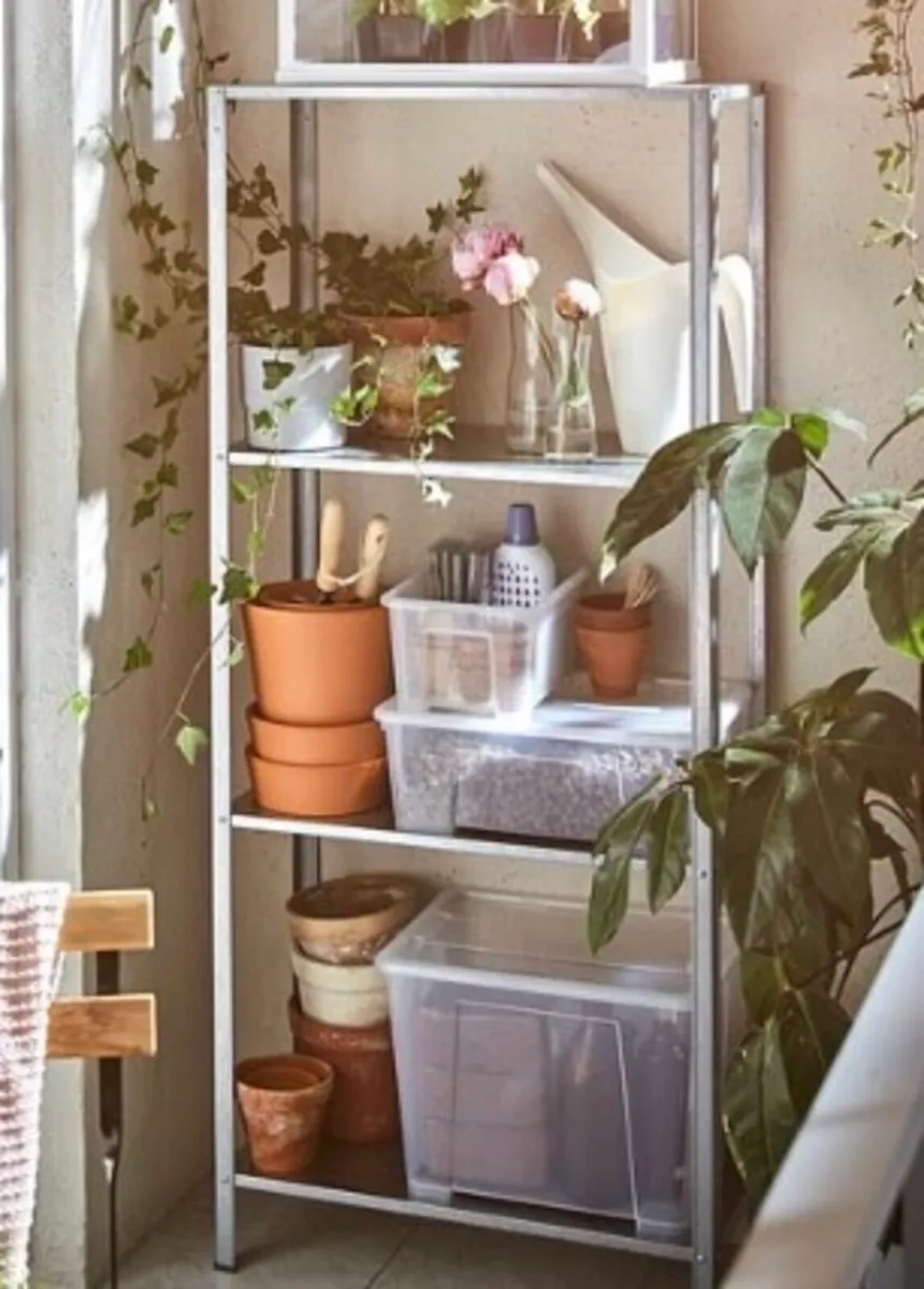 Hyllis IKEA - metal shelving unit x3 - Image 1