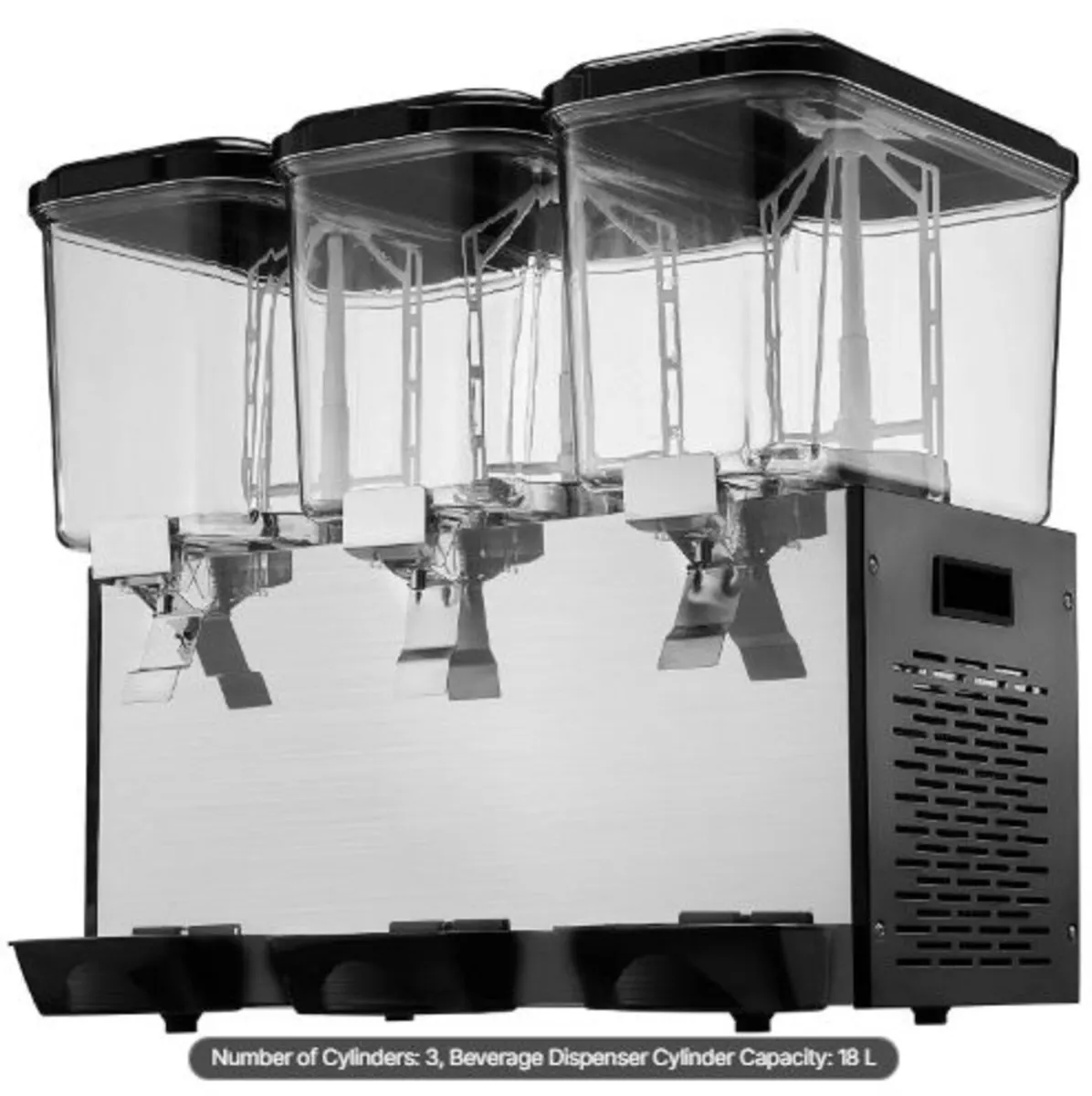 Commercial Beverage Dispenser, 3 Tanks 18 L Per - Image 4
