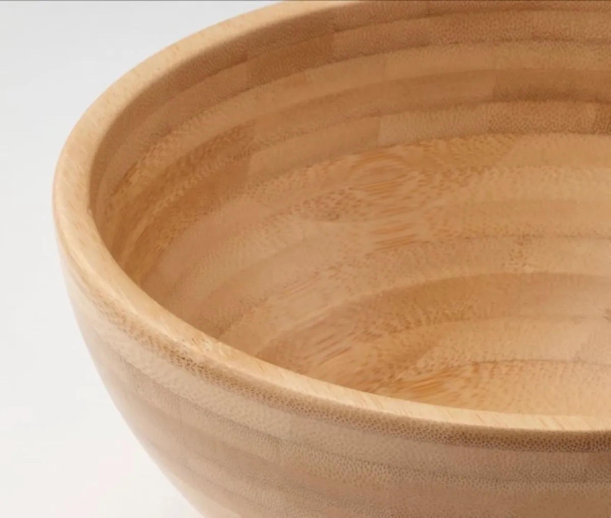 Blanda Matt, IKEA - Bamboo Serving Bowl, 20cm - Image 1