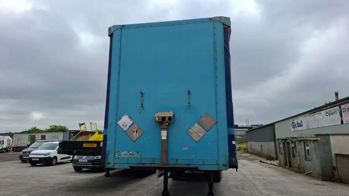 2012 Montracon 3 axle Curtain Trailer ROR Drums, - Image 3