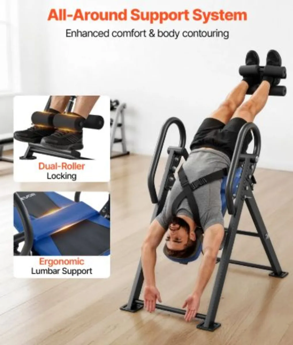 Inversion Table, 136 kg Capacity Heavy Duty Back - Image 2