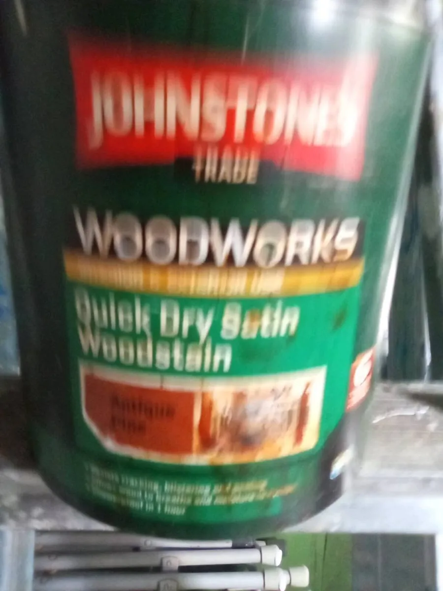 1. LITRE. OF. QUICK.  DRY.  WOOD.  STAIN - Image 3