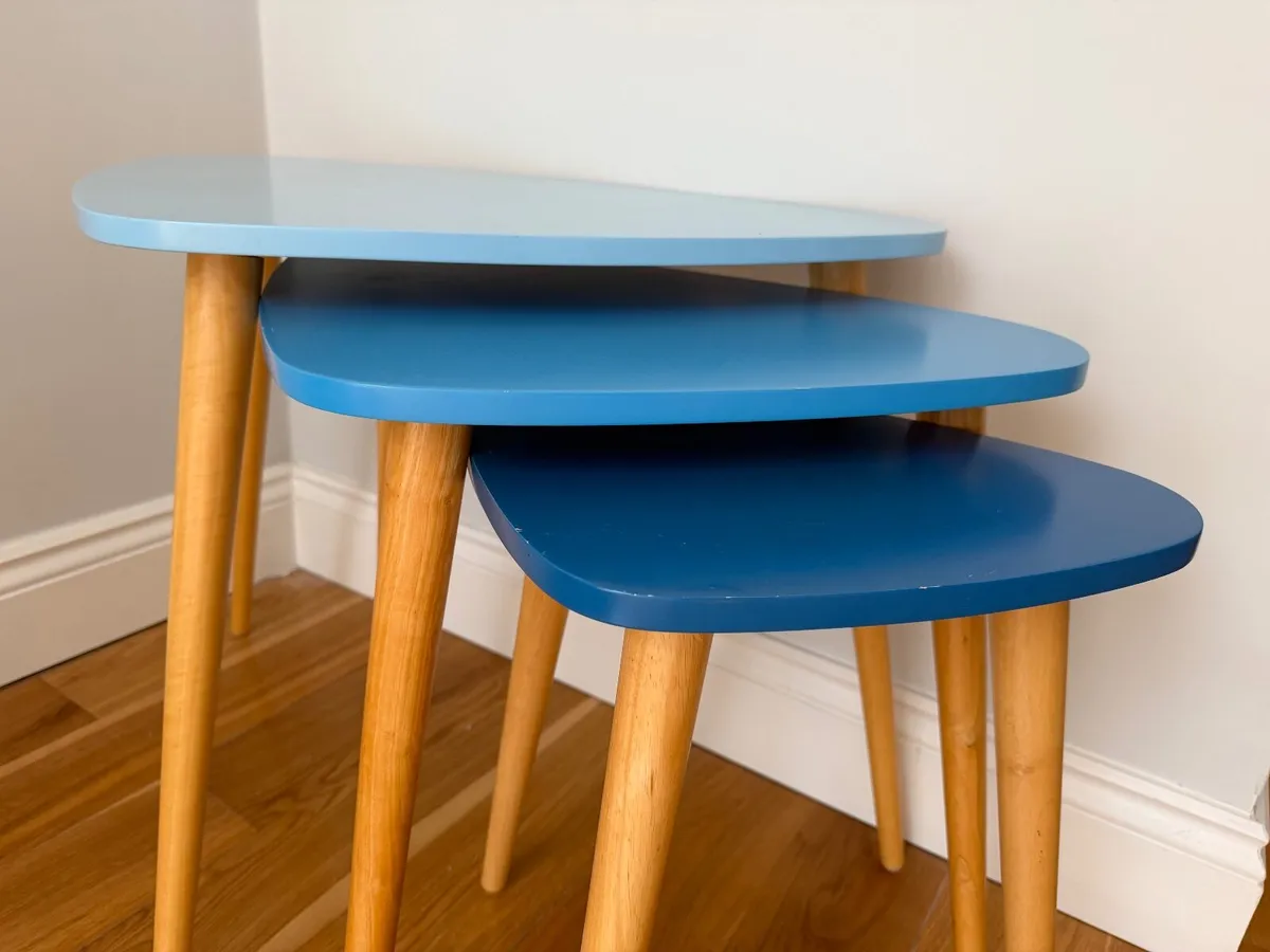 Triangular Sofa Side Tables - Image 4