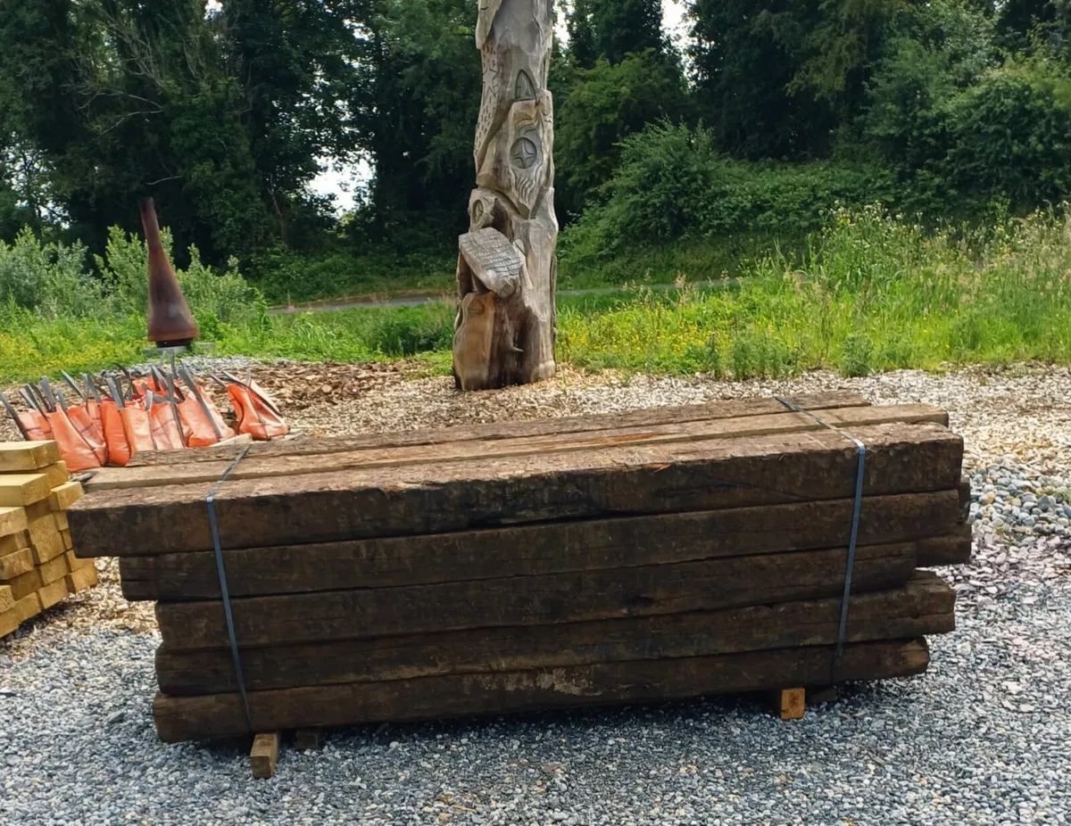 Reclaimed Railway Sleepers - Image 4
