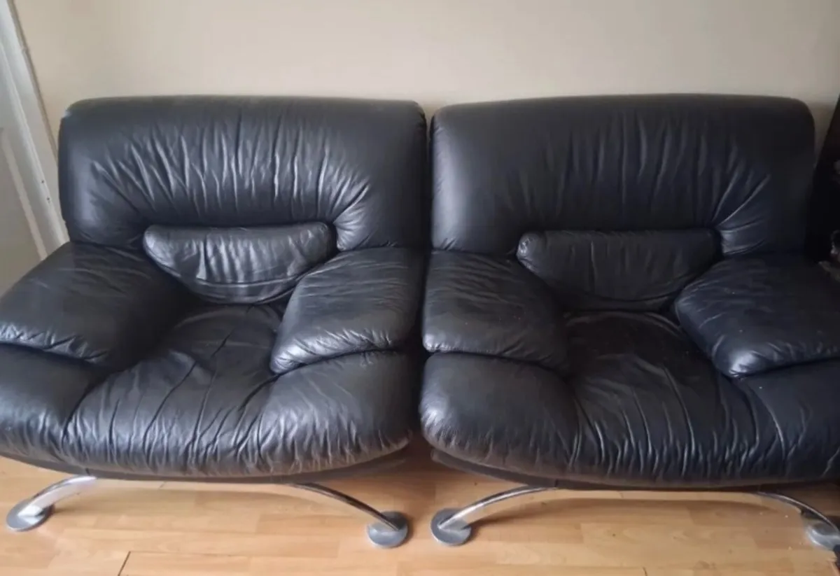 Sofa, 2 Arm Chairs & Foot stool - Image 2