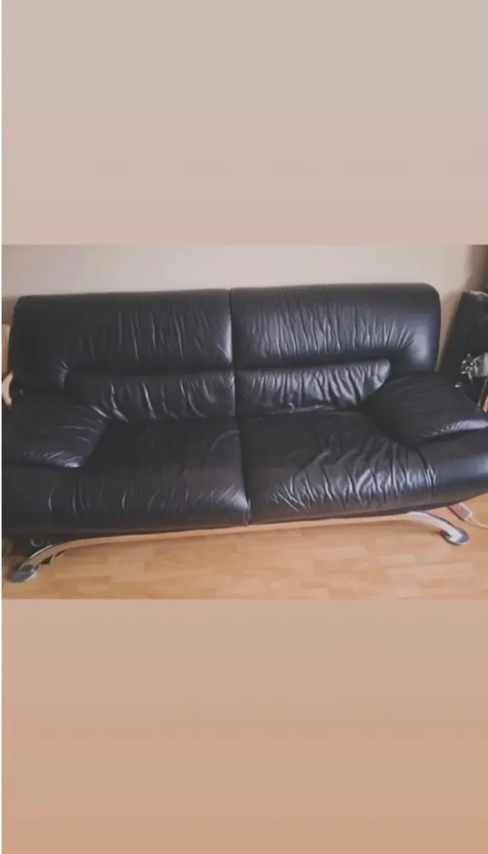 Sofa, 2 Arm Chairs & Foot stool - Image 1