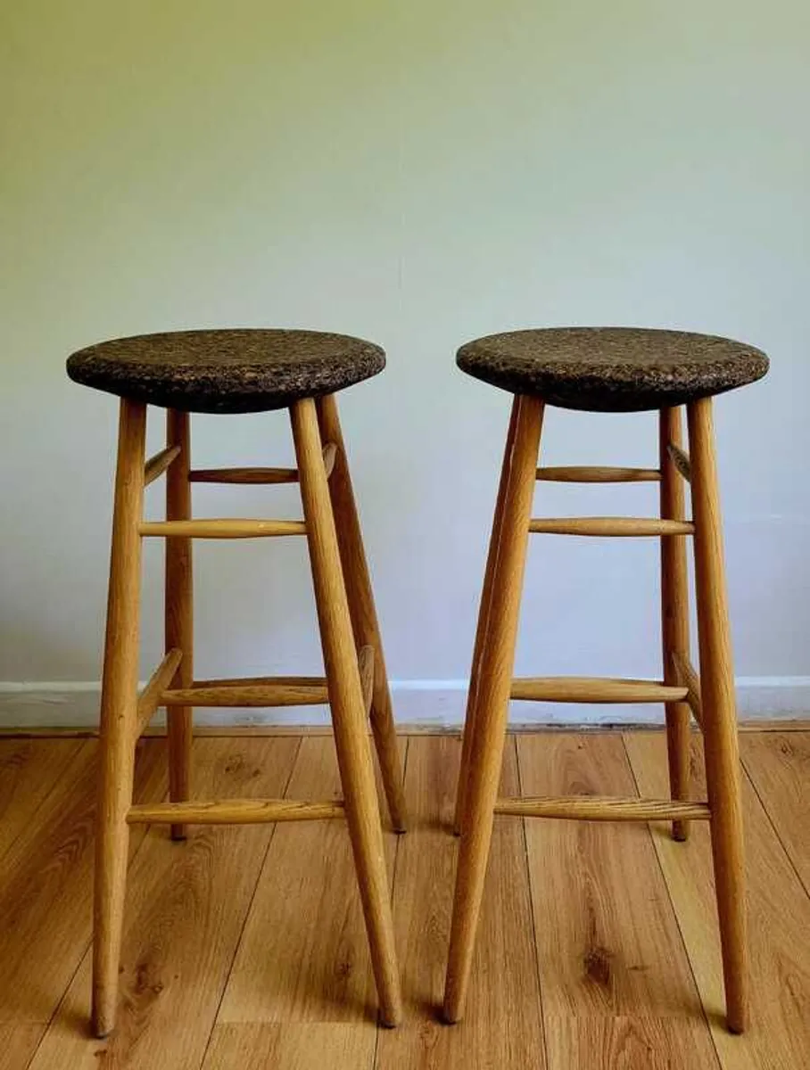 Pair of Bar Stools by Lars Beller Fjetland Ex-Showroom - Image 2