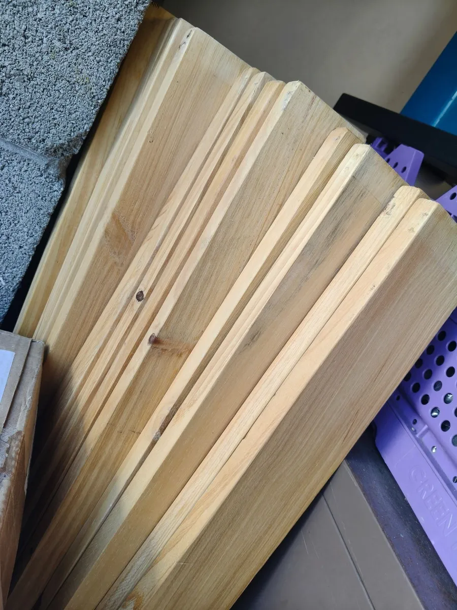 5 foot Solid Oak Sleigh bed frame - Image 4